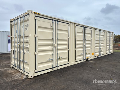 2026 40 ft High Cube Multi-Door Contenedor de almacenamiento (Unused)