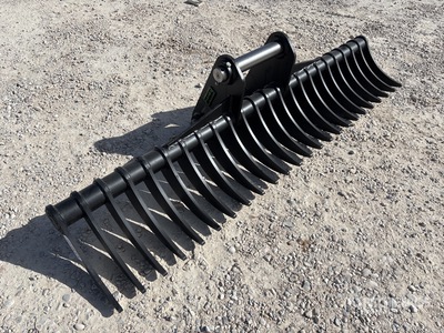 2026 Haener HBR2000-P65A Lifting Excavator Rake (Unused)