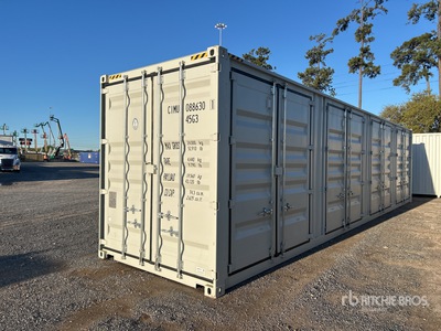 2025 40 ft High Cube Multi-Door Storage Container