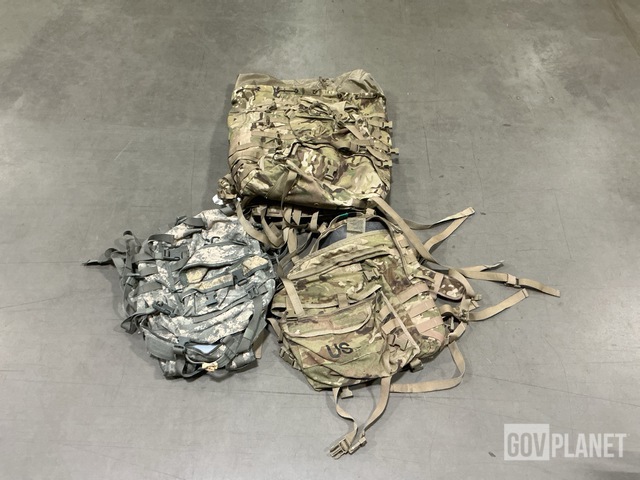 (5) Large Field Pack Sets, (19) Assault Packs & Assorted Items