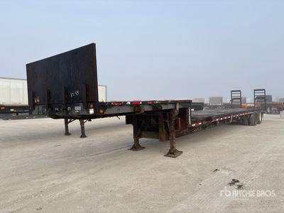 1977 Fruehauf DDT 43 ft T/A Step Deck Trailer