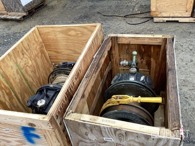 (2) Ingersoll-Rand HU40 Air Winches