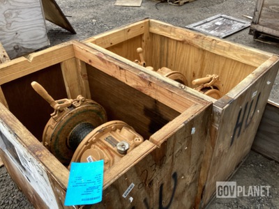 (2) Ingersoll-Rand HU Air Winches
