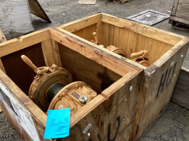 (2) Ingersoll-Rand HU Air Winches