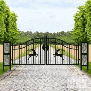 Greatbear Wrought Iron Driveway Gate (Unused)