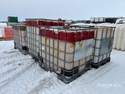 Quantity of (6) 1 Cube 1000 L Water Tank