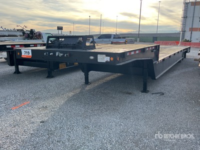 2016 Trail-Eze TE80HT48 48 ft T/A Remolque con Rampa Abatible Hidráulica