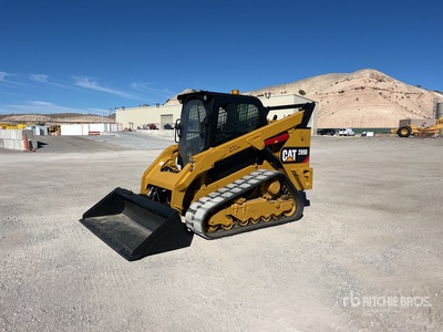2016 Cat 289D Two-Speed Chargeuse sur rails compacte