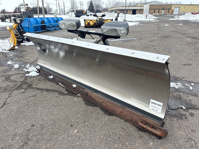 Fisher XBlade 9 ft Hydraulic Reversing Snow Plow - Fits Truck