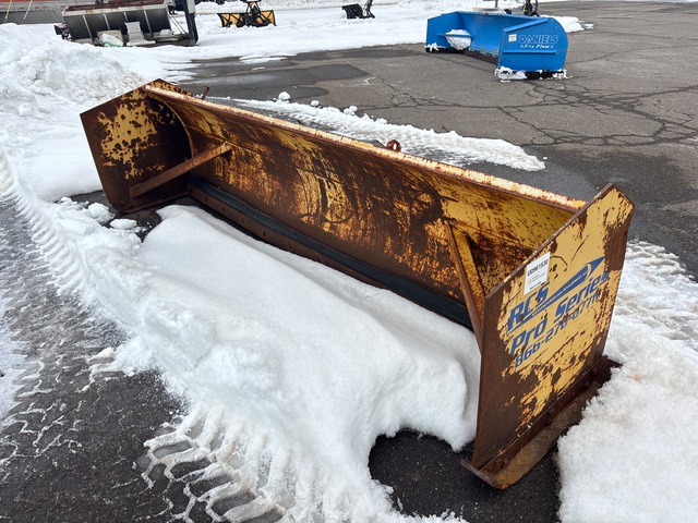 RCS Pro Series 12 ft Snow Pusher - Fits Wheel Loader