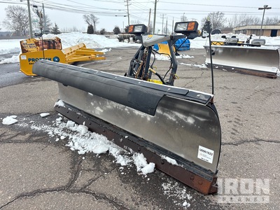 Fisher XBlade 9 ft Hydraulic Reversing Snow Plow - Fits Truck
