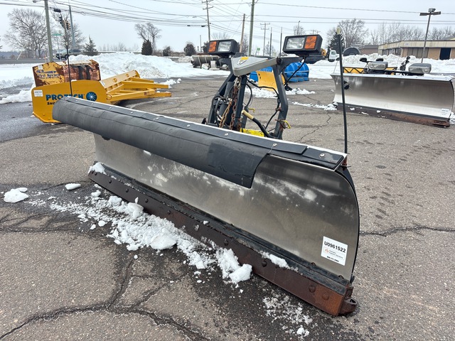 Fisher XBlade 9 ft Hydraulic Reversing Snow Plow - Fits Truck