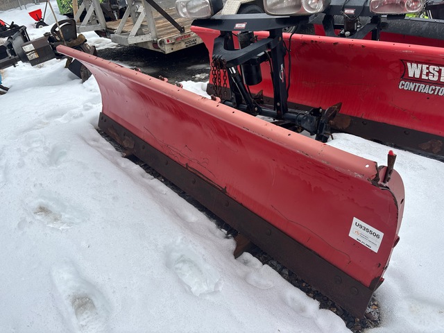 Western Pro Plus 9 ft Hydraulic Reversing Snow Plow - Fits Truck