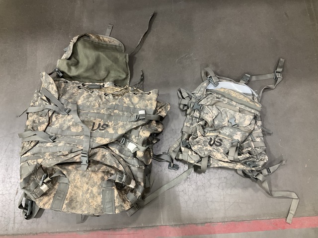 (85) Assault Packs & (39) Large Field Pack Sets
