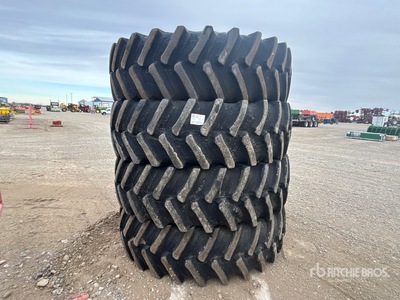 Quantity of (4) Firestone 520/85R42 Tires - Fits Case IH STX 435
