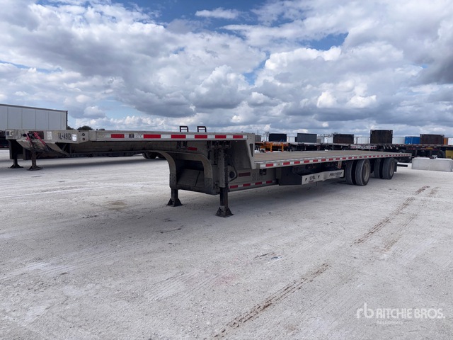 2016 Fontaine 53 ft T/A Spread Axle Single Drop Step Deck Trailer