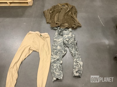 (30) Cold Weather Jackets, (14) Pairs of Cold Weather Drawers & Assorted Items