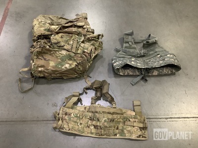 (25) Tactical Assault Panels, (30) Fighting Load Carriers & Assorted Items
