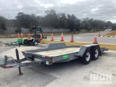 2017 Felling FT-10T-GW 16 ft T/A Tilt Deck Trailer