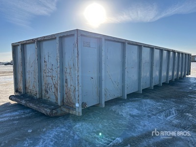 Open Top Skid-Mounted Mud Tank