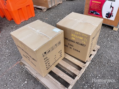 Quantity of (16) Auto Welding Helmet (Unused)