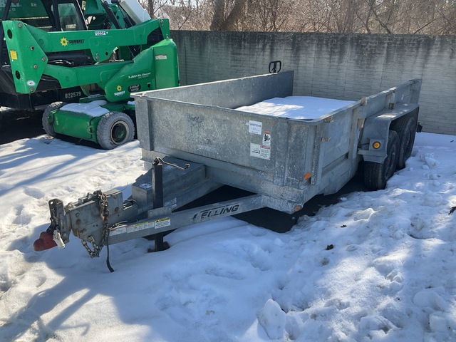 2018 Felling FT-10DTHD-G 12 ft 4 in T/A Dump Utility Trailer
