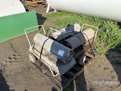 Quantity of (3) 110000 BTU Space Heater