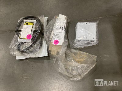 (2) Mounting Brackets, (2) Power Supply Units, (3) Belts & Assorted Items