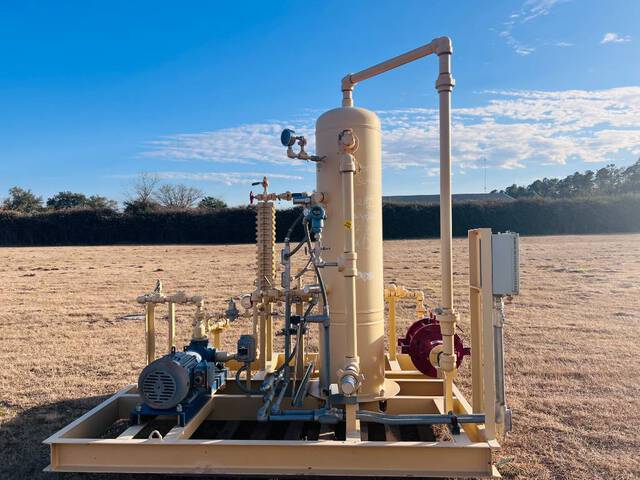 Skid Mounted Vertical LACT Separator