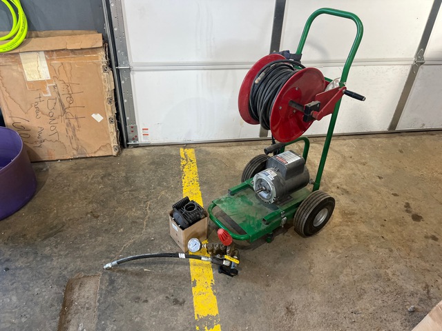 2024 Electric Eel EJ1500 Electric Sewer Jetting Machine