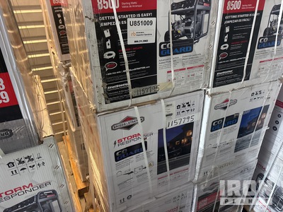 Quantity of (6) Briggs & Stratton Storm Responder 6.25 kW Generator set (Unused)