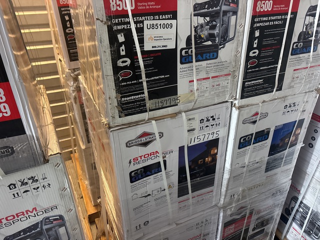 Quantity of (6) Briggs & Stratton Storm Responder 6.25 kW Generator Set (Unused)