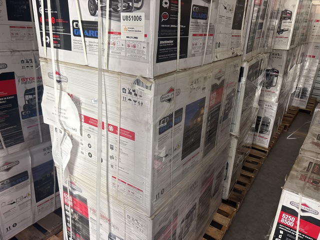 Quantity of (6) Briggs & Stratton Storm Responder 6.25 kW Generator Set (Unused)