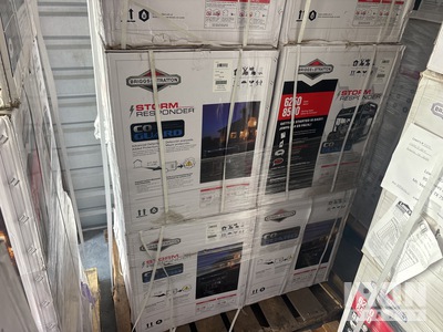 Quantity of (6) Briggs & Stratton Storm Responder 6.25 kW Generator set (Unused)