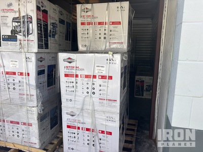 Quantity of (5) Briggs & Stratton Storm Responder 6.25 kW Generator set (Unused)