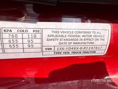 2023 Kenworth T680 6x4 T/A Sleeper Truck Tractor