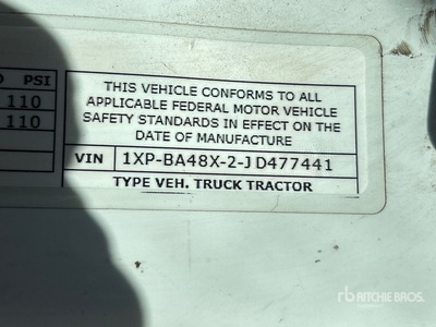 2018 Peterbilt 579 4x2 Tracteur Routier