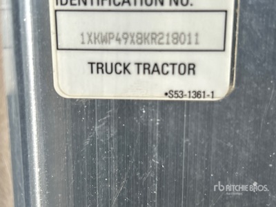 2019 Kenworth W900 6x4 T/A Sleeper Truck Tractor