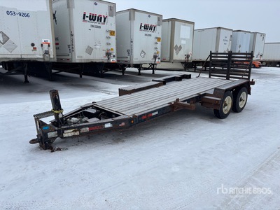 2011 McLaughlin 18 ft T/A Equipment Trailer