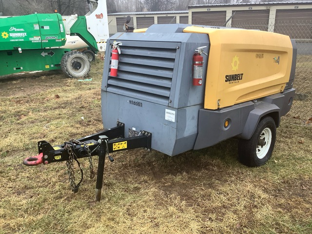 2016 Atlas Copco XAVS400 Mobile Air Compressor 2016 Atlas Copco XAVS400 Mobile Air Compressor