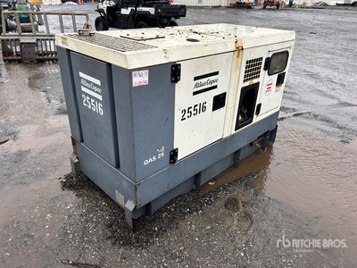 2015 Atlas Copco QAS2510T4F Skid-Mounted Generator Set