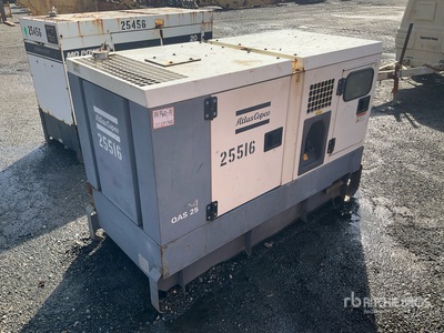 2015 Atlas Copco QAS2510T4F Skid-Mounted Generator Set