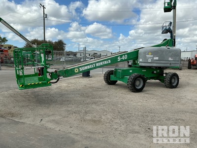 2017 Genie S-40 4WD Diesel Telescopic Boom Lift