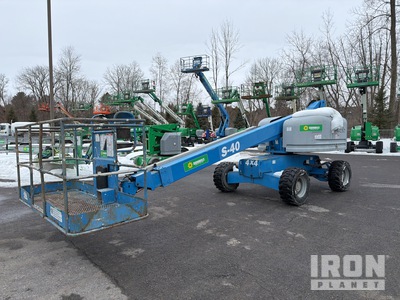 2014 Genie S-40 4WD Diesel Telescopic Boom Lift