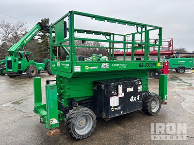 2014 Genie GS-3369RT Dual Fuel 4x4 Scissor Lift