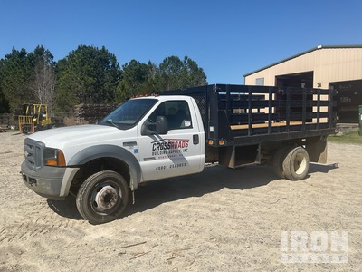 2006 Ford F-450 XL 4x2 flatbed truck Ciężarówka z płaską platformą
