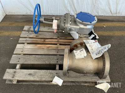 (1) Velan F15-0064C-13MS Gate Valve & (1) Velan Check Valve