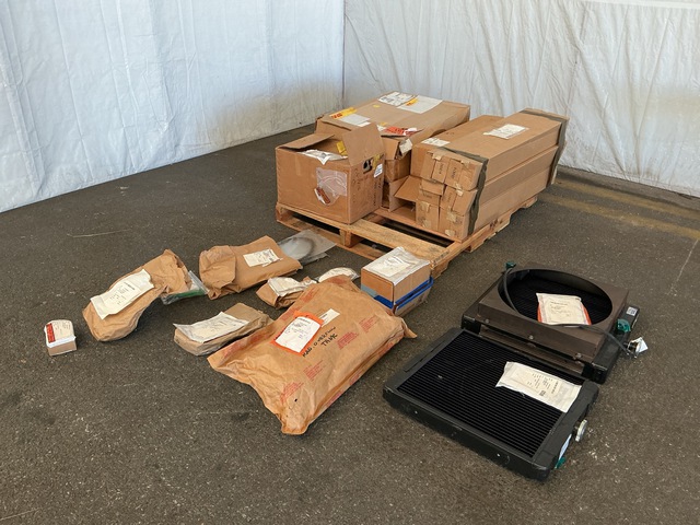 (3) Industrial Fluid Coolers, (2) Radiators, (2) Metal Tubes & Assorted Items