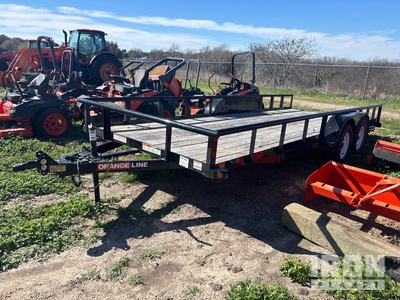 Orange Line TU70-20BK4AR2B 20 ft T/A Utility Trailer