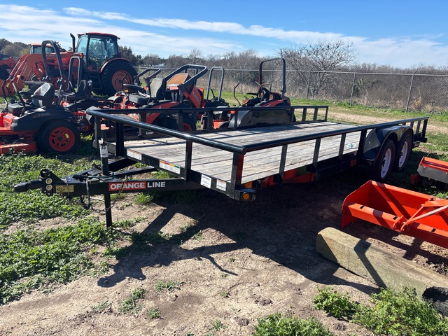 2025 Orange Line TU70-20BK4AR2B 20 ft T/A Utility Trailer